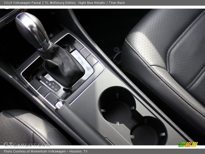 Night Blue Metallic / Titan Black 2014 Volkswagen Passat 2.5L Wolfsburg Edition