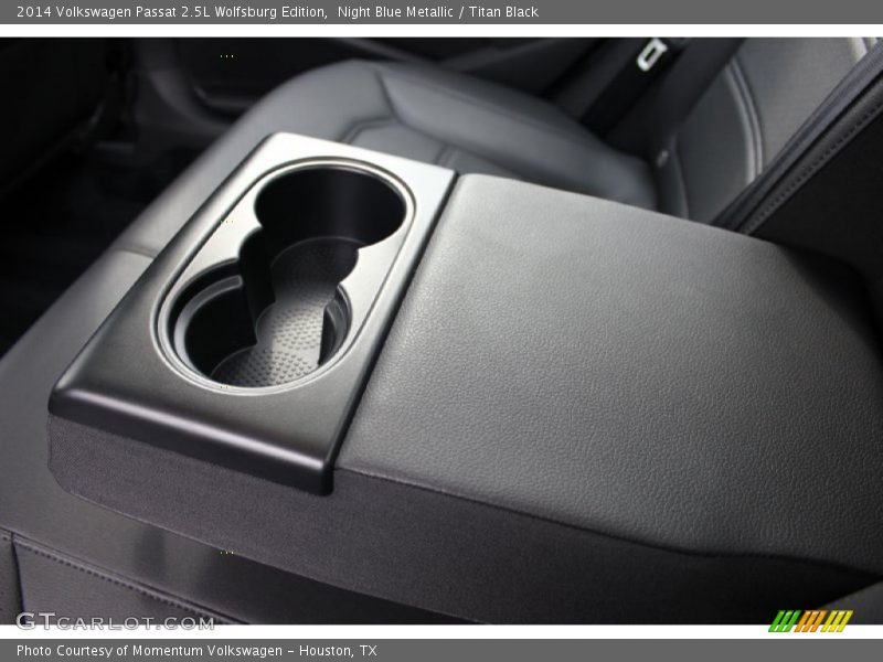 Night Blue Metallic / Titan Black 2014 Volkswagen Passat 2.5L Wolfsburg Edition