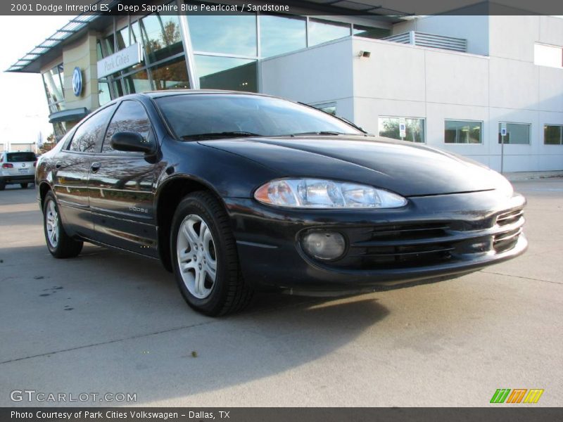 Deep Sapphire Blue Pearlcoat / Sandstone 2001 Dodge Intrepid ES