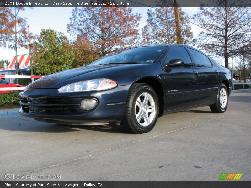 Deep Sapphire Blue Pearlcoat / Sandstone 2001 Dodge Intrepid ES