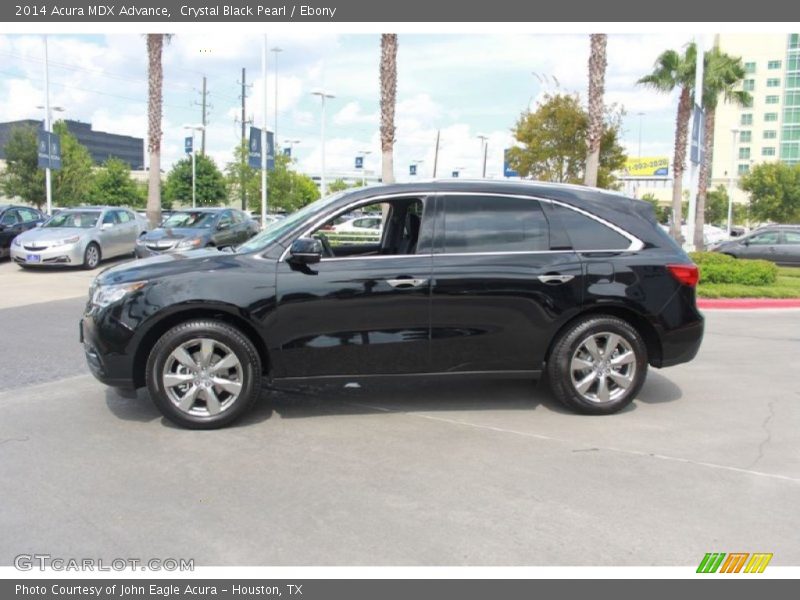 Crystal Black Pearl / Ebony 2014 Acura MDX Advance