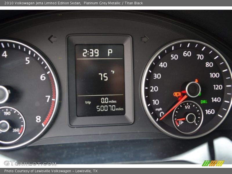 Platinum Grey Metallic / Titan Black 2010 Volkswagen Jetta Limited Edition Sedan