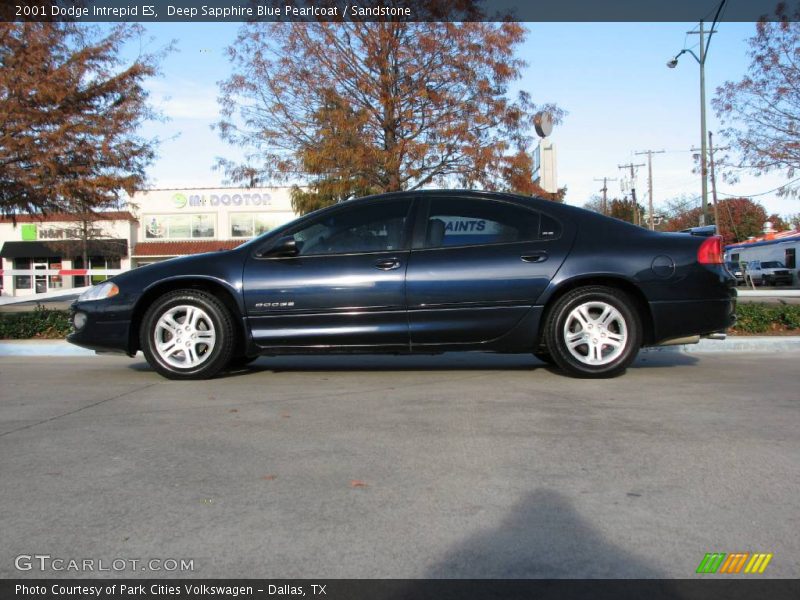 Deep Sapphire Blue Pearlcoat / Sandstone 2001 Dodge Intrepid ES