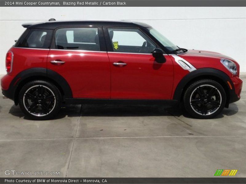 Blazing Red Metallic / Carbon Black 2014 Mini Cooper Countryman