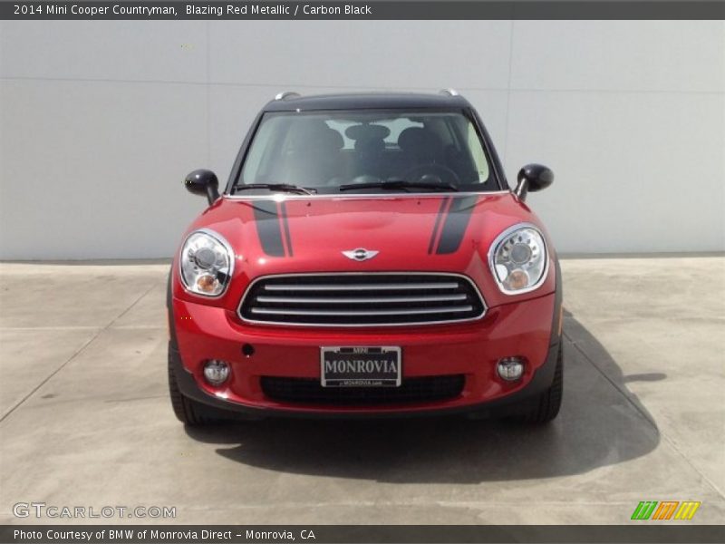 Blazing Red Metallic / Carbon Black 2014 Mini Cooper Countryman