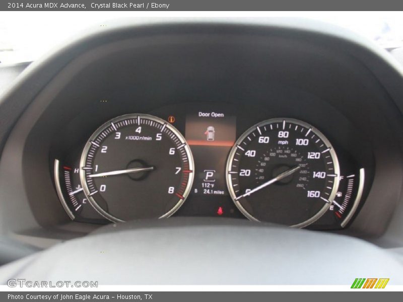 Crystal Black Pearl / Ebony 2014 Acura MDX Advance