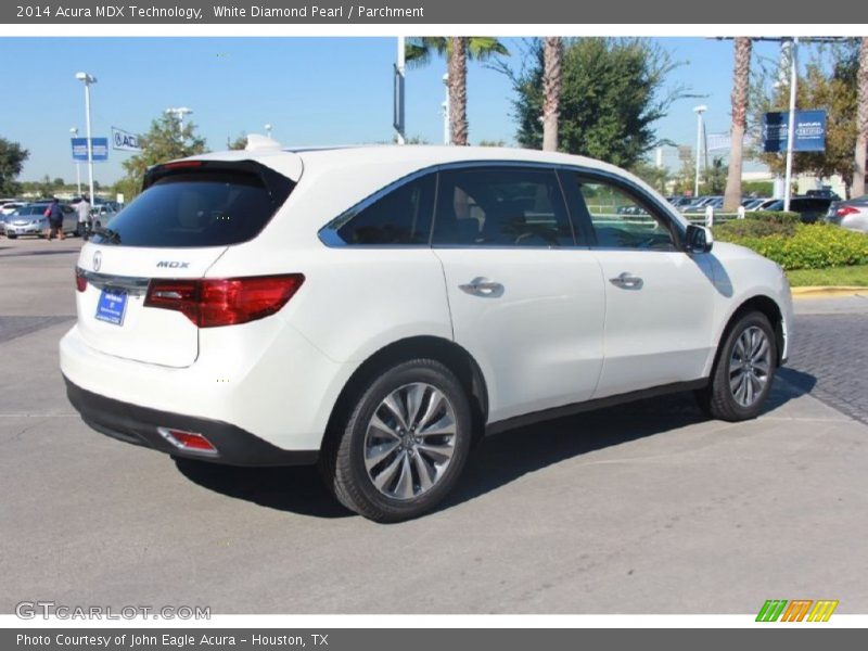 White Diamond Pearl / Parchment 2014 Acura MDX Technology