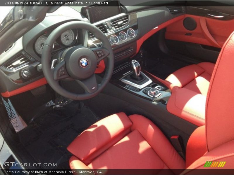 Coral Red Interior - 2014 Z4 sDrive35is 