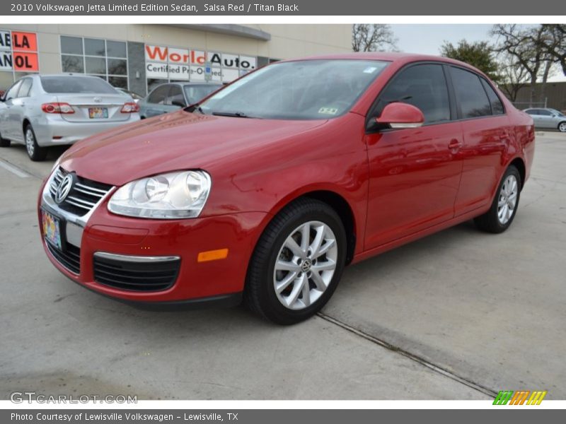 Salsa Red / Titan Black 2010 Volkswagen Jetta Limited Edition Sedan