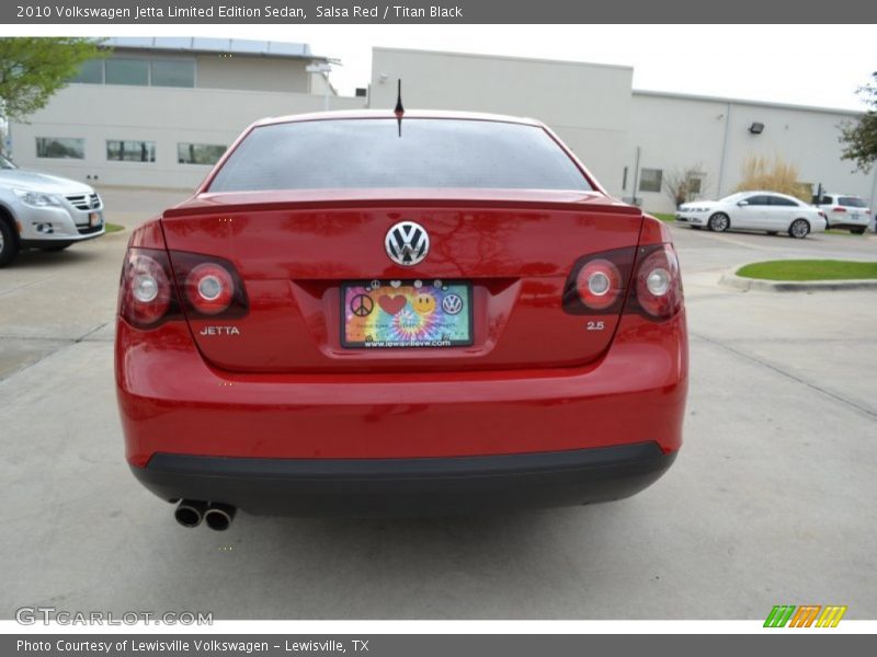 Salsa Red / Titan Black 2010 Volkswagen Jetta Limited Edition Sedan