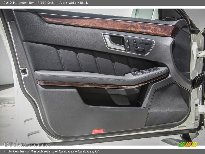 Arctic White / Black 2012 Mercedes-Benz E 350 Sedan