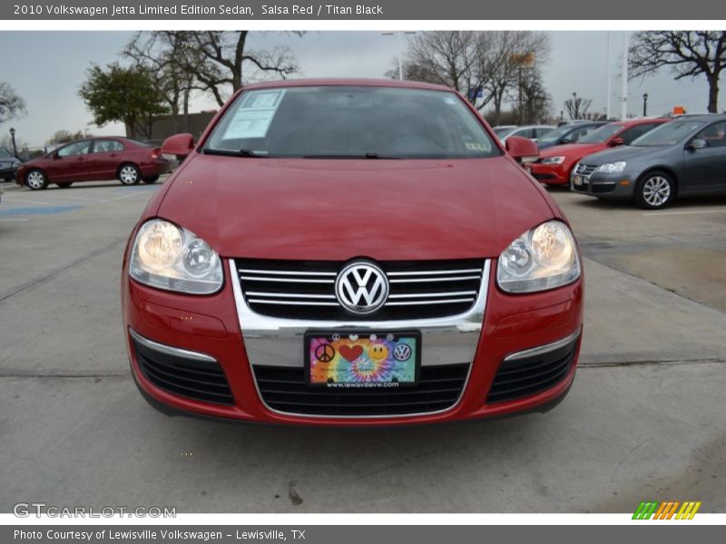 Salsa Red / Titan Black 2010 Volkswagen Jetta Limited Edition Sedan