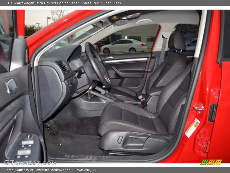 Salsa Red / Titan Black 2010 Volkswagen Jetta Limited Edition Sedan
