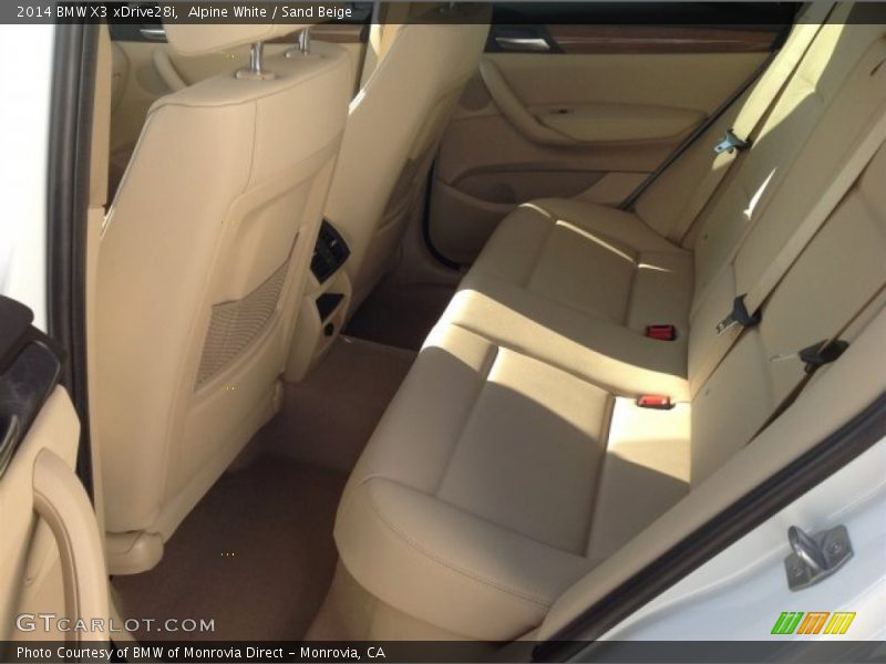 Alpine White / Sand Beige 2014 BMW X3 xDrive28i