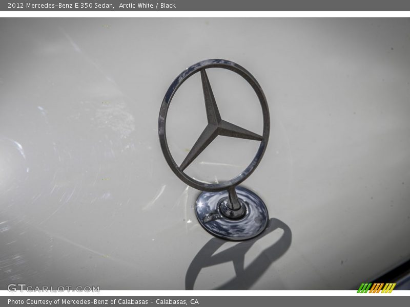 Arctic White / Black 2012 Mercedes-Benz E 350 Sedan