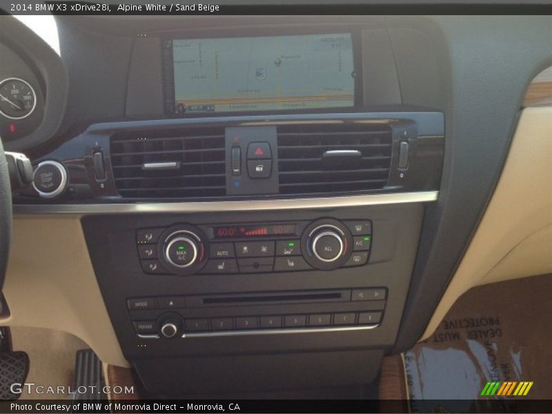 Alpine White / Sand Beige 2014 BMW X3 xDrive28i