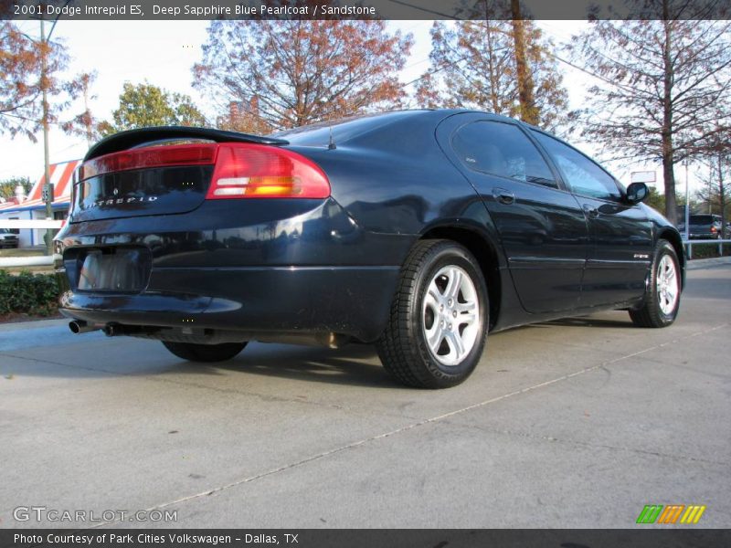 Deep Sapphire Blue Pearlcoat / Sandstone 2001 Dodge Intrepid ES