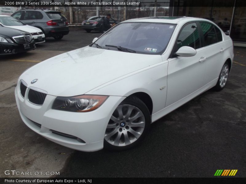 Alpine White / Terra/Black Dakota Leather 2006 BMW 3 Series 330i Sedan