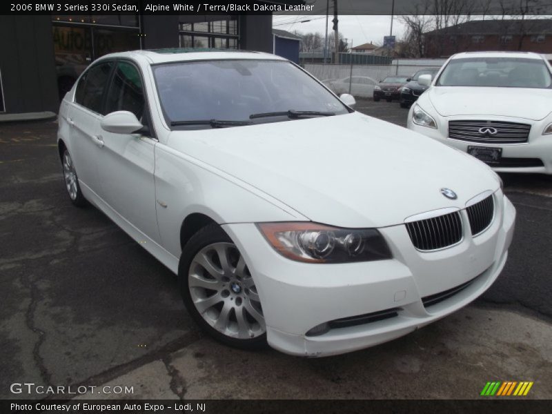 Alpine White / Terra/Black Dakota Leather 2006 BMW 3 Series 330i Sedan