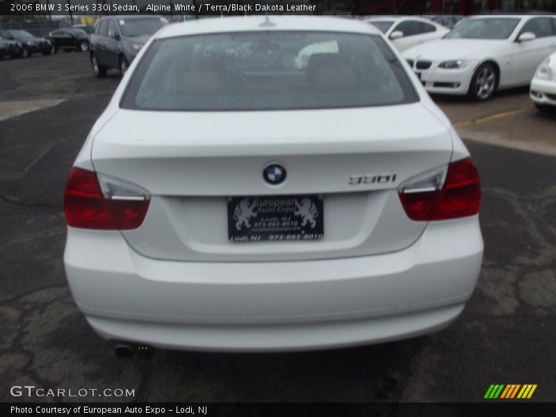 Alpine White / Terra/Black Dakota Leather 2006 BMW 3 Series 330i Sedan