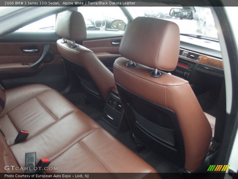 Alpine White / Terra/Black Dakota Leather 2006 BMW 3 Series 330i Sedan