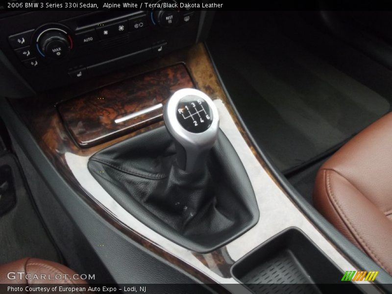 Alpine White / Terra/Black Dakota Leather 2006 BMW 3 Series 330i Sedan
