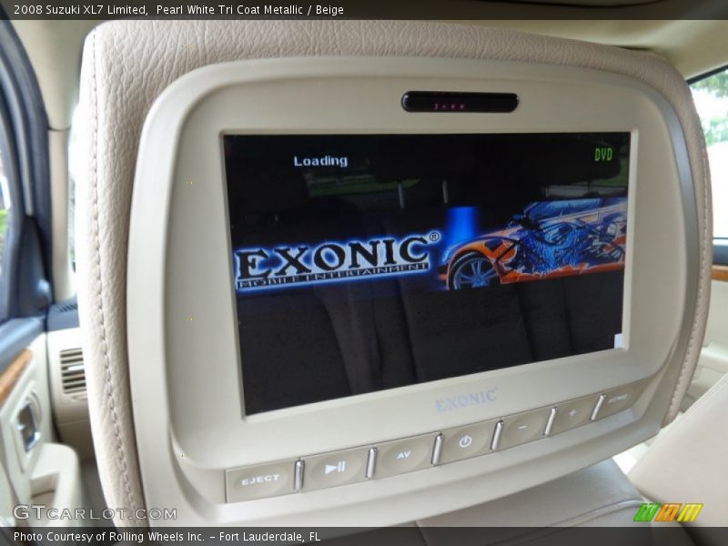 Pearl White Tri Coat Metallic / Beige 2008 Suzuki XL7 Limited