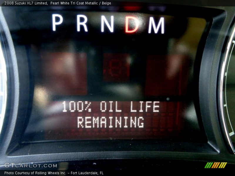 Pearl White Tri Coat Metallic / Beige 2008 Suzuki XL7 Limited