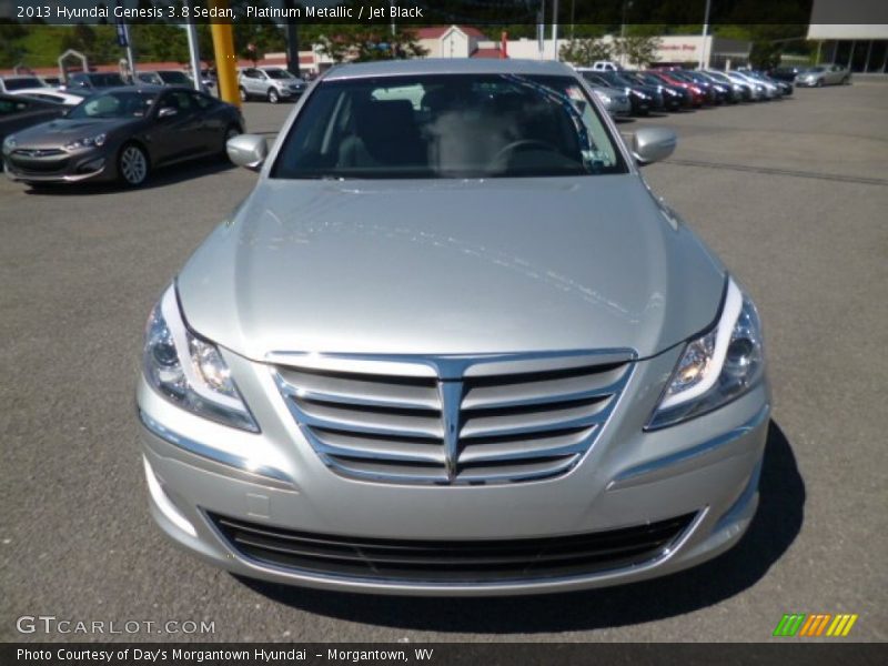 Platinum Metallic / Jet Black 2013 Hyundai Genesis 3.8 Sedan