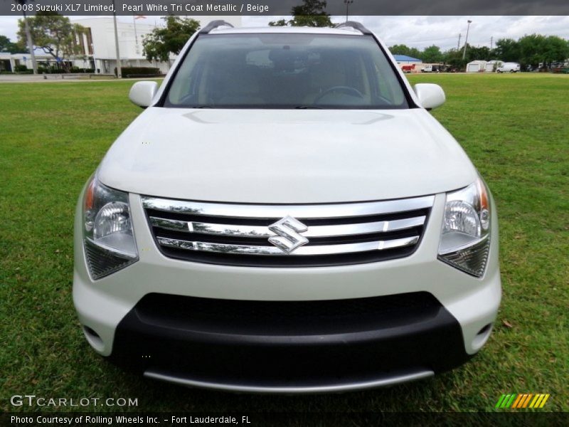 Pearl White Tri Coat Metallic / Beige 2008 Suzuki XL7 Limited