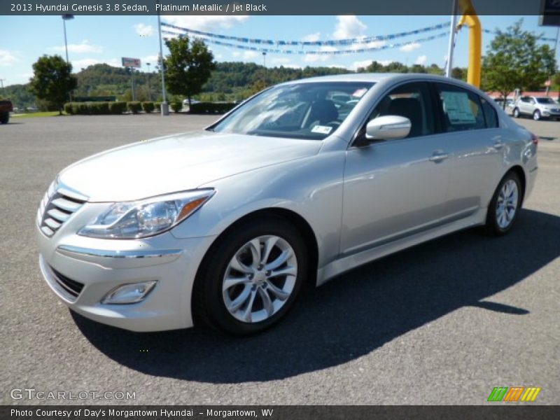 Platinum Metallic / Jet Black 2013 Hyundai Genesis 3.8 Sedan