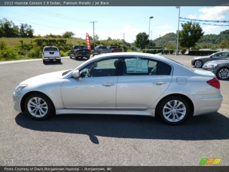 Platinum Metallic / Jet Black 2013 Hyundai Genesis 3.8 Sedan