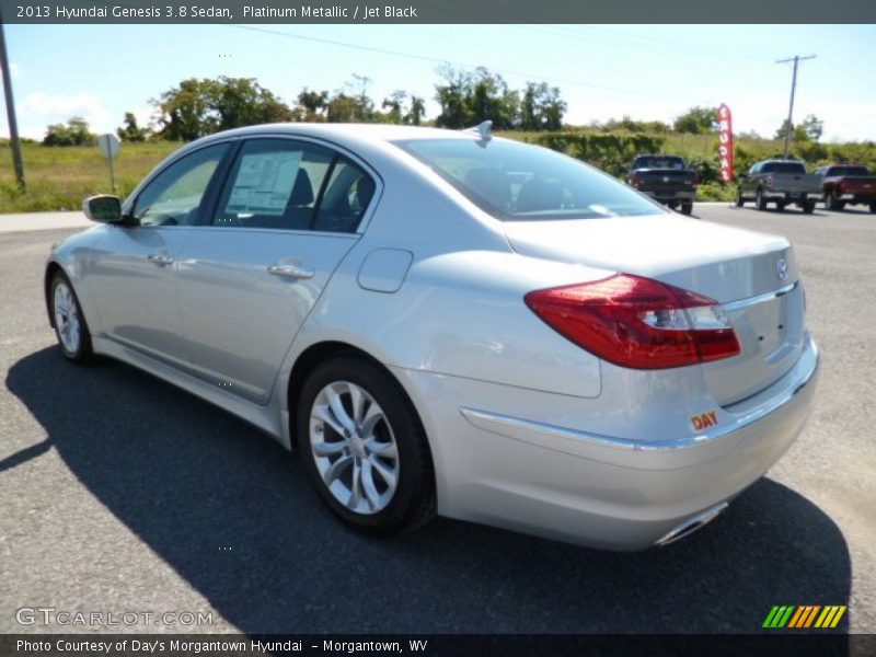 Platinum Metallic / Jet Black 2013 Hyundai Genesis 3.8 Sedan