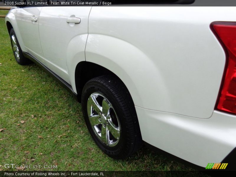 Pearl White Tri Coat Metallic / Beige 2008 Suzuki XL7 Limited