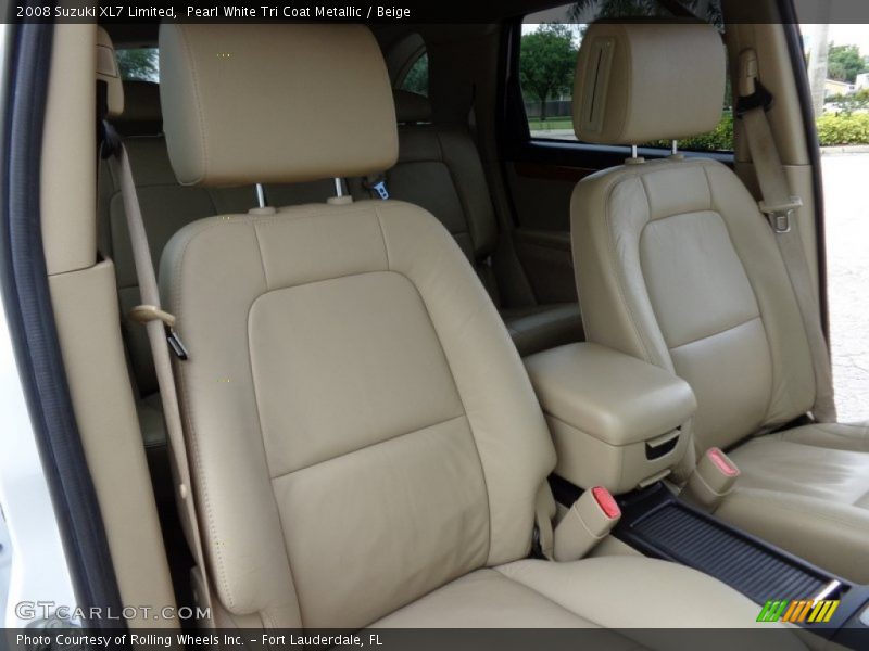 Pearl White Tri Coat Metallic / Beige 2008 Suzuki XL7 Limited