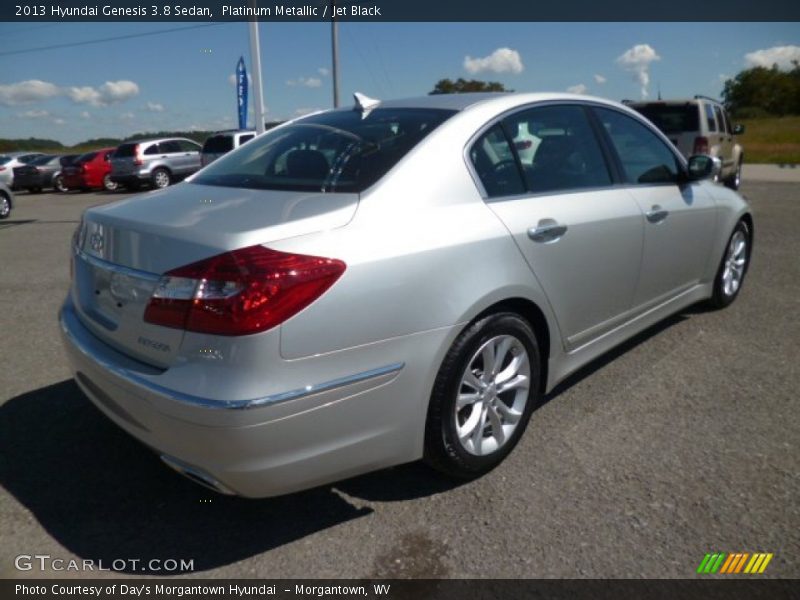 Platinum Metallic / Jet Black 2013 Hyundai Genesis 3.8 Sedan