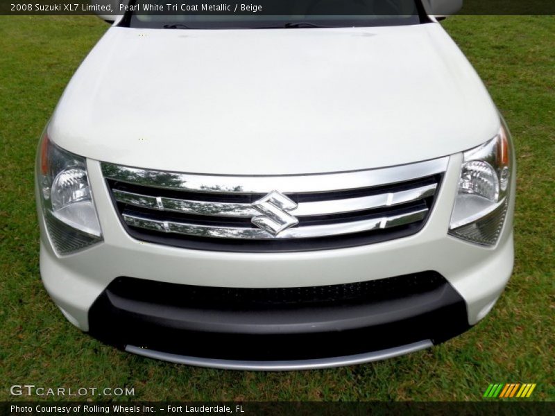 Pearl White Tri Coat Metallic / Beige 2008 Suzuki XL7 Limited