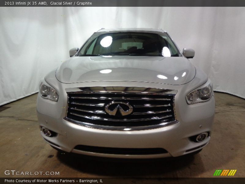 Glacial Silver / Graphite 2013 Infiniti JX 35 AWD