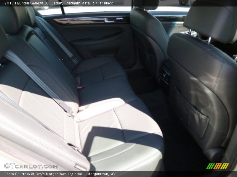 Platinum Metallic / Jet Black 2013 Hyundai Genesis 3.8 Sedan