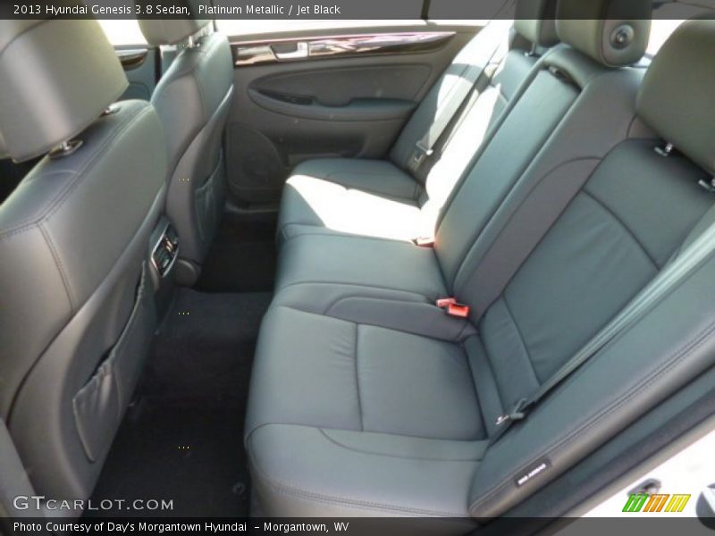 Platinum Metallic / Jet Black 2013 Hyundai Genesis 3.8 Sedan