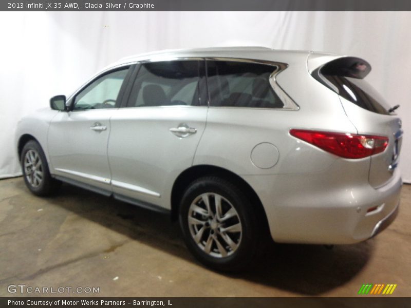 Glacial Silver / Graphite 2013 Infiniti JX 35 AWD