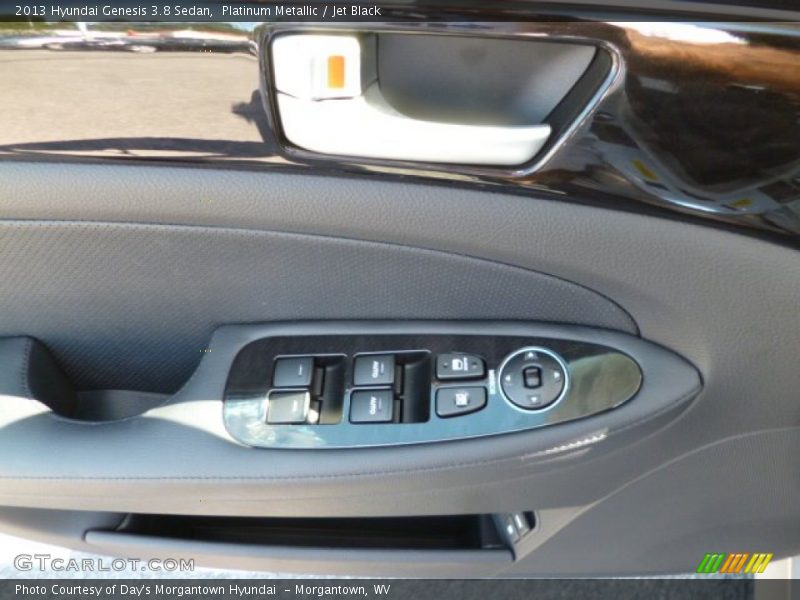 Platinum Metallic / Jet Black 2013 Hyundai Genesis 3.8 Sedan