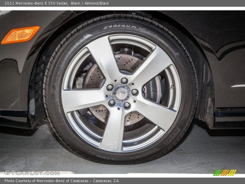 Black / Almond/Black 2011 Mercedes-Benz E 350 Sedan