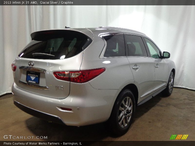 Glacial Silver / Graphite 2013 Infiniti JX 35 AWD