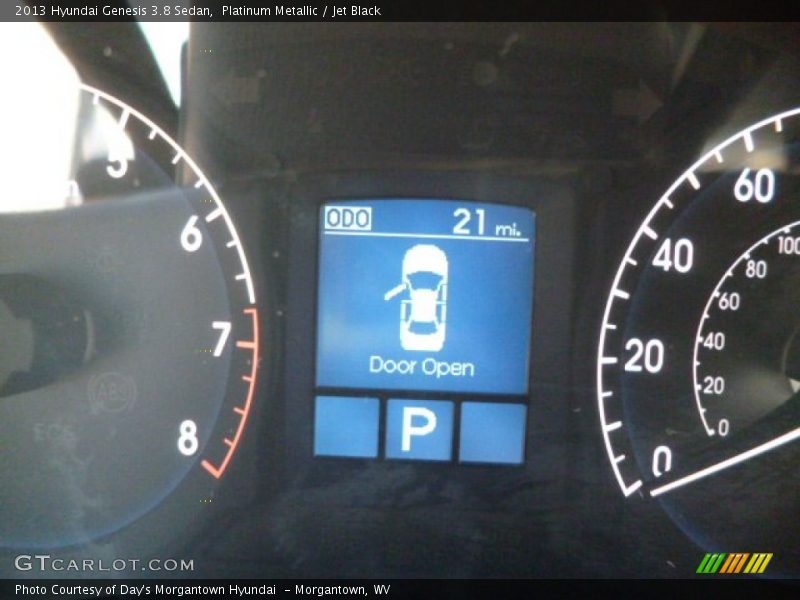 Platinum Metallic / Jet Black 2013 Hyundai Genesis 3.8 Sedan