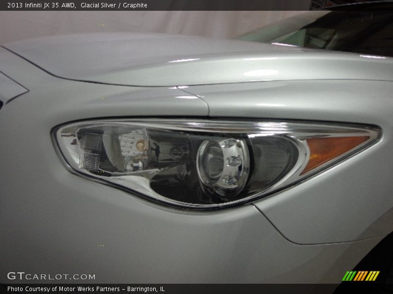 Glacial Silver / Graphite 2013 Infiniti JX 35 AWD