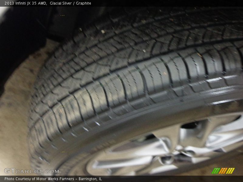 Glacial Silver / Graphite 2013 Infiniti JX 35 AWD