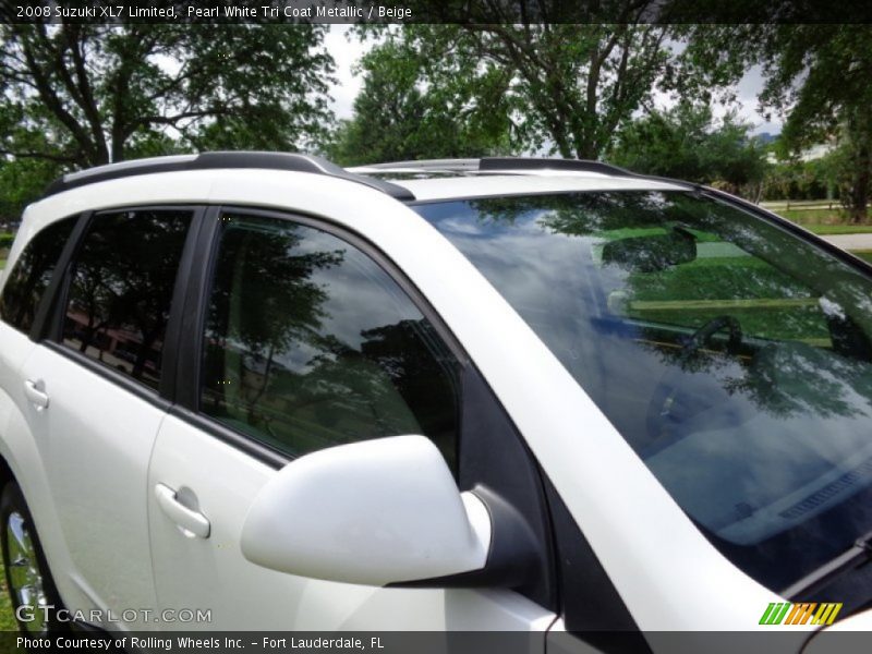 Pearl White Tri Coat Metallic / Beige 2008 Suzuki XL7 Limited