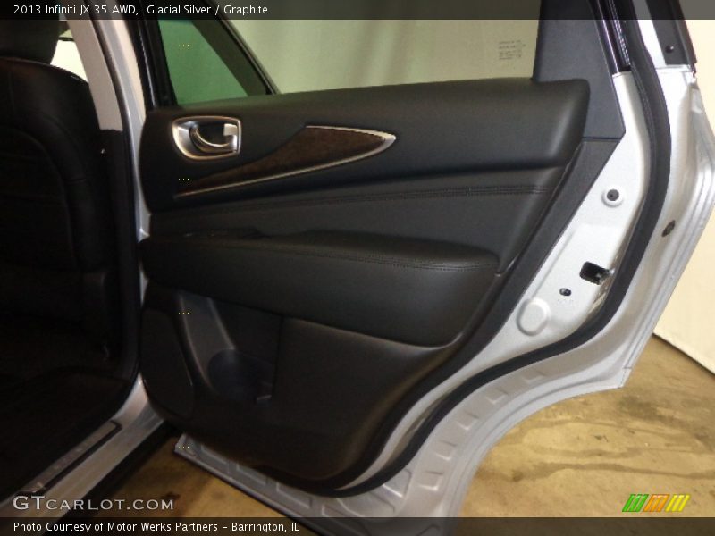 Glacial Silver / Graphite 2013 Infiniti JX 35 AWD
