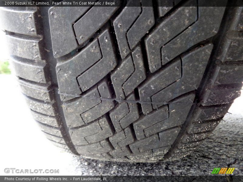 Pearl White Tri Coat Metallic / Beige 2008 Suzuki XL7 Limited